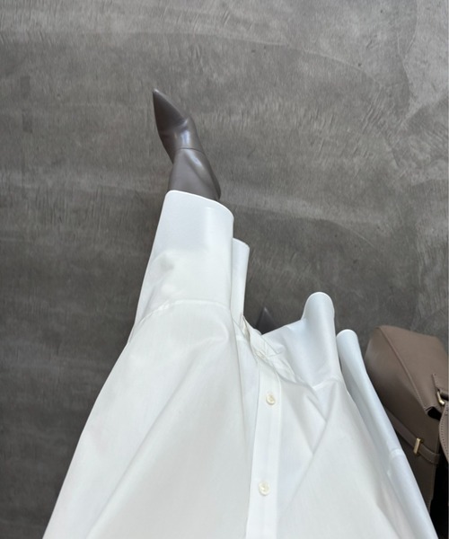 SNIDEL（スナイデル）の「ワイドシャフトロングブーツ（ブーツ・レディース・ブラック/ダークグレー/ベージュ・SMALL/LARGE/MEDIUM）」の13枚目の写真