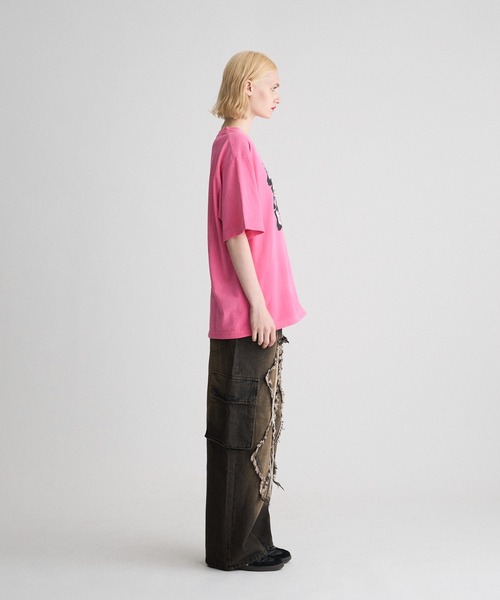 WISH FOR EVER(ウィッシュフォーエバー)の「FRINGE OVERDYED CARGO DENIM / フリンジオーバーダイカーゴデニム(デニムパンツ・メンズ・ブラック/ブラウン・MEDIUM/SMALL/LARGE)」の15枚目の写真