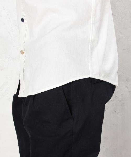 green label relaxing（グリーンレーベルリラクシング）の「【WEB限定】★★B/CRAZY VIYE EMBRO シャツ（シャツ/ブラウス・メンズ・ネイビー/オフホワイト・LARGE/MEDIUM/X-LARGE/SMALL）」の14枚目の写真