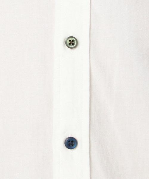 green label relaxing（グリーンレーベルリラクシング）の「【WEB限定】★★B/CRAZY VIYE EMBRO シャツ（シャツ/ブラウス・メンズ・ネイビー/オフホワイト・LARGE/MEDIUM/X-LARGE/SMALL）」の16枚目の写真