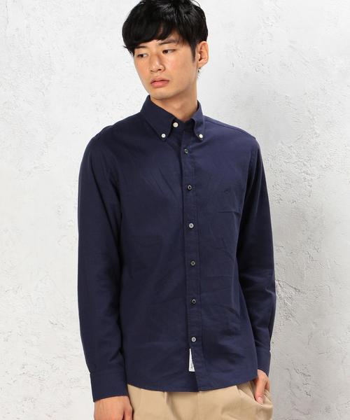 green label relaxing（グリーンレーベルリラクシング）の「【WEB限定】★★B/CRAZY VIYE EMBRO シャツ（シャツ/ブラウス・メンズ・ネイビー/オフホワイト・LARGE/MEDIUM/X-LARGE/SMALL）」の11枚目の写真