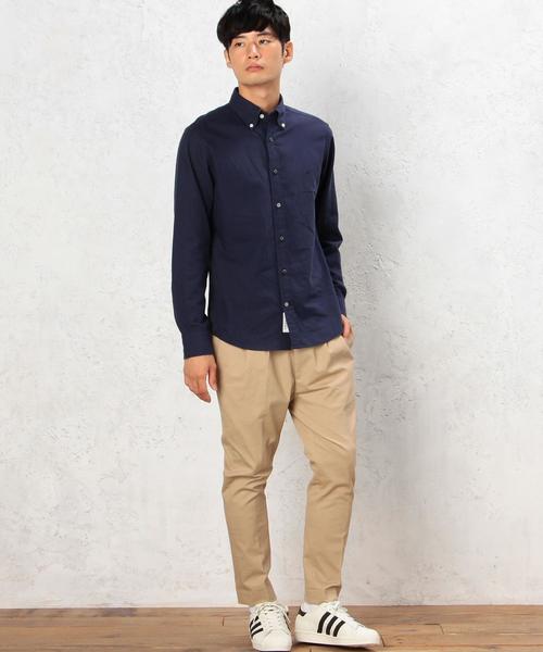 green label relaxing（グリーンレーベルリラクシング）の「【WEB限定】★★B/CRAZY VIYE EMBRO シャツ（シャツ/ブラウス・メンズ・ネイビー/オフホワイト・LARGE/MEDIUM/X-LARGE/SMALL）」の12枚目の写真