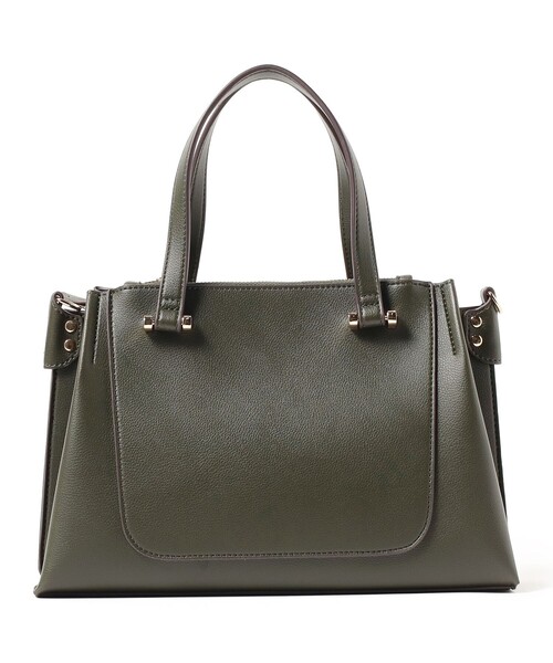 BEAMS HEART シルバートートバッグ BEAMS HEART（ビームス ハート）パーテーション トートバッグ