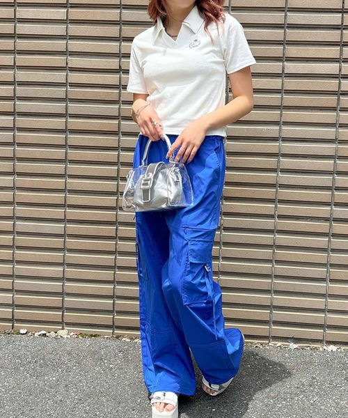 GORGE(ゴージ)の「スキッパーテレコシリコンTシャツ(Tシャツ/カットソー・レディース・オフホワイト/ブラック/イエロー・F)」の4枚目の写真