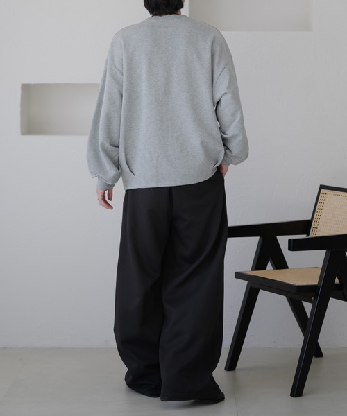 epnok(エプノック)の「タックオーバースウェット(スウェット・メンズ・レッド/グレー/ブラック・SMALL/MEDIUM/LARGE)」の17枚目の写真