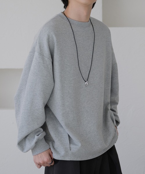 epnok(エプノック)の「タックオーバースウェット(スウェット・メンズ・レッド/グレー/ブラック・SMALL/MEDIUM/LARGE)」の11枚目の写真