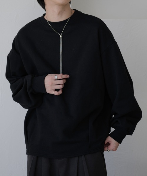 epnok(エプノック)の「タックオーバースウェット(スウェット・メンズ・レッド/グレー/ブラック・SMALL/MEDIUM/LARGE)」の18枚目の写真