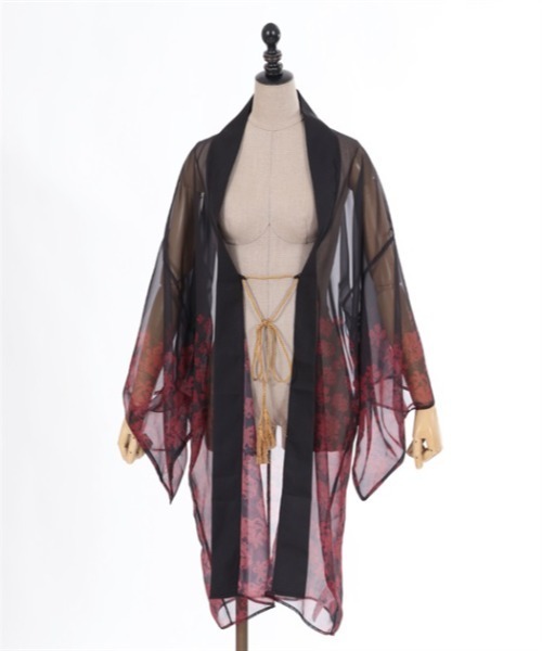 axes femme kawaii（アクシーズファムカワイイ）の「彼岸花柄シアー