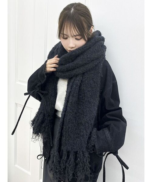 セール】キャンディカラービッグマフラー（マフラー）｜dazzlin