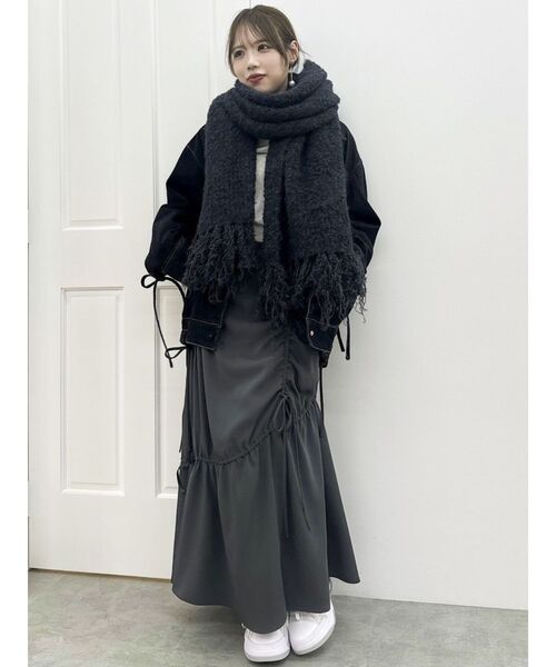 セール】キャンディカラービッグマフラー（マフラー）｜dazzlin