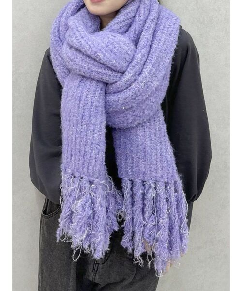 セール】キャンディカラービッグマフラー（マフラー）｜dazzlin