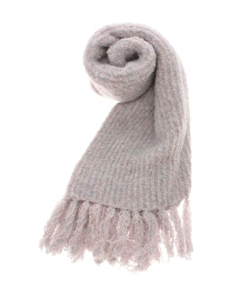 dazzlin（ダズリン）の「キャンディカラービッグマフラー（マフラー・レディース・アイボリー/ブラック/ピンク/オレンジ/グリーン/ブルー/パープル/ライトブルー・FREE）」の11枚目の写真