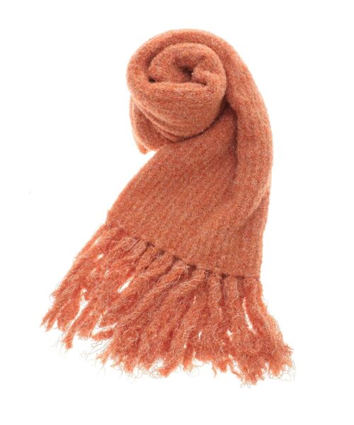 dazzlin（ダズリン）の「キャンディカラービッグマフラー（マフラー・レディース・アイボリー/ブラック/ピンク/オレンジ/グリーン/ブルー/パープル/ライトブルー・FREE）」の12枚目の写真