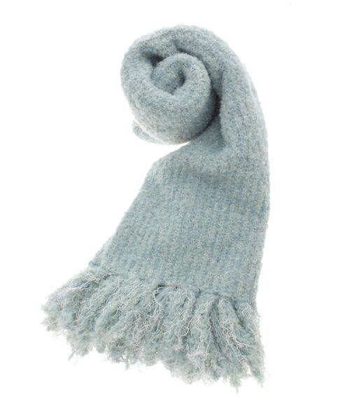 dazzlin（ダズリン）の「キャンディカラービッグマフラー（マフラー・レディース・アイボリー/ブラック/ピンク/オレンジ/グリーン/ブルー/パープル/ライトブルー・FREE）」の14枚目の写真