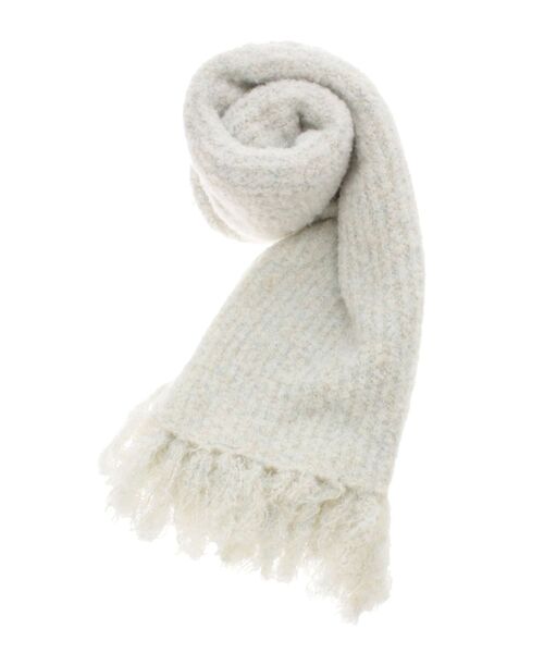 dazzlin（ダズリン）の「キャンディカラービッグマフラー（マフラー・レディース・アイボリー/ブラック/ピンク/オレンジ/グリーン/ブルー/パープル/ライトブルー・FREE）」の17枚目の写真