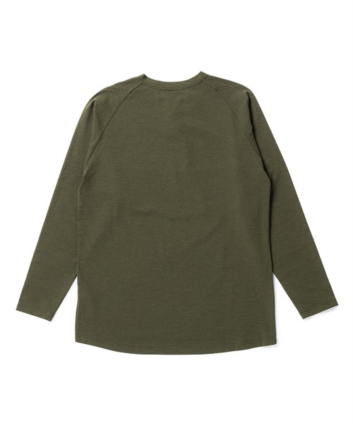 narifuri（ナリフリ）の「NFC アクティブメッシュヘンリーネック長袖Tシャツ（Tシャツ/カットソー・メンズ・チャコール/カーキ・MEDIUM/X-LARGE/SMALL/LARGE）」の5枚目の写真