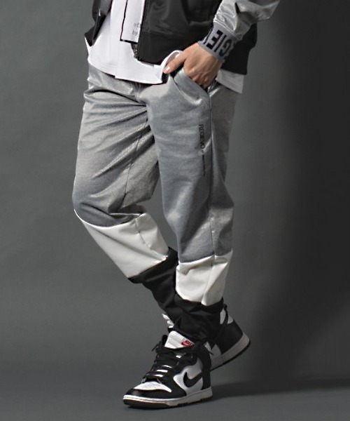 【REGIEVO】アシンメトリー切り替え ジョガーパンツ【セットアップ対応】（その他パンツ）｜REGIEVO（レジエボ）