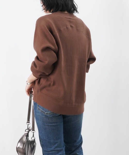 LUCA/LADY LUCK LUCA(ルカ/レディラックルカ)の「LC/LLL スウェディッシュリブカーディガン / コットンVネックカーディガン(カーディガン/ボレロ・レディース・ブラック/ブルー/ブラウン・FREE)」の19枚目の写真