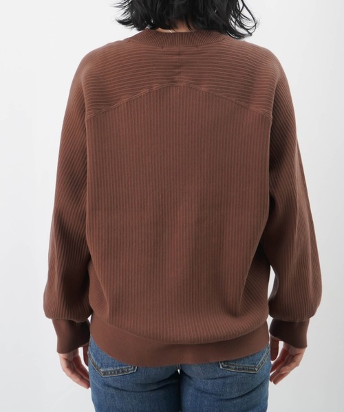 LUCA/LADY LUCK LUCA(ルカ/レディラックルカ)の「LC/LLL スウェディッシュリブカーディガン / コットンVネックカーディガン(カーディガン/ボレロ・レディース・ブラック/ブルー/ブラウン・FREE)」の10枚目の写真