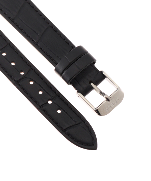 HIROB(ヒロブ)の「LOBOR BLACK STRAP 16mm(SILVER)(アナログ腕時計・レディース・シルバー・FREE)」の3枚目の写真