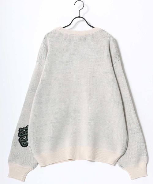 BEN DAVIS(ベンデイビス)の「BEN DAVIS/ベンデイビス SELECTION KNIT TOP/オーバーサイズ ニット ストリート ロゴ セーター/レディース メンズ(ニット/セーター・メンズ・ライトグレー/ブルー/オフホワイト/ブラック・XL/L/M)」の10枚目の写真