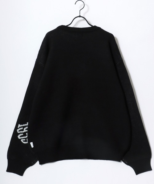BEN DAVIS(ベンデイビス)の「BEN DAVIS/ベンデイビス SELECTION KNIT TOP/オーバーサイズ ニット ストリート ロゴ セーター/レディース メンズ(ニット/セーター・メンズ・ライトグレー/ブルー/オフホワイト/ブラック・XL/L/M)」の12枚目の写真