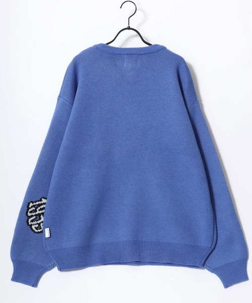 BEN DAVIS(ベンデイビス)の「BEN DAVIS/ベンデイビス SELECTION KNIT TOP/オーバーサイズ ニット ストリート ロゴ セーター/レディース メンズ(ニット/セーター・メンズ・ライトグレー/ブルー/オフホワイト/ブラック・XL/L/M)」の16枚目の写真