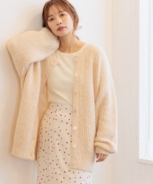 mysty woman | 【MiO企画】ニュアンスもふもふカーディガン 149820(カーディガン/ボレロ)