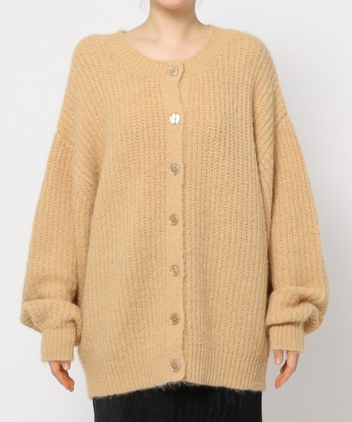 mysty woman（ミスティウーマン）の「【スタッフプロデュース/WEB限定】MiO企画・ニュアンスもふもふカーディガン 149820（カーディガン/ボレロ・レディース・ピンク/ホワイト系その他/ベージュ・FREE）」の11枚目の写真