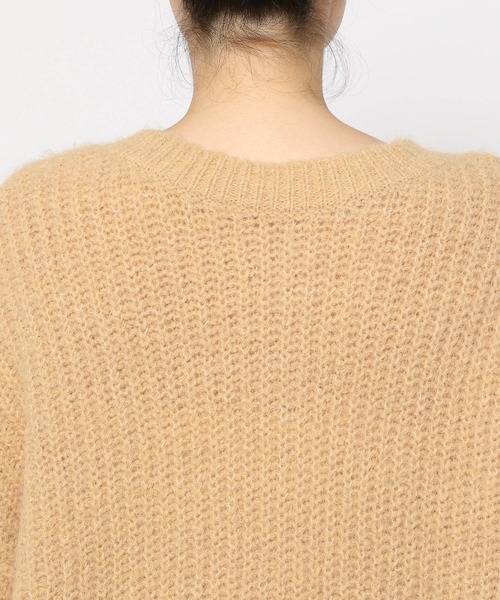 mysty woman（ミスティウーマン）の「【スタッフプロデュース/WEB限定】MiO企画・ニュアンスもふもふカーディガン 149820（カーディガン/ボレロ・レディース・ピンク/ホワイト系その他/ベージュ・FREE）」の14枚目の写真