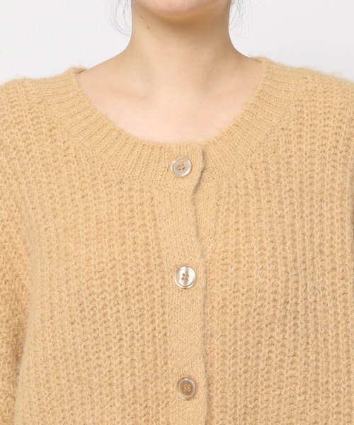 mysty woman（ミスティウーマン）の「【スタッフプロデュース/WEB限定】MiO企画・ニュアンスもふもふカーディガン 149820（カーディガン/ボレロ・レディース・ピンク/ホワイト系その他/ベージュ・FREE）」の15枚目の写真