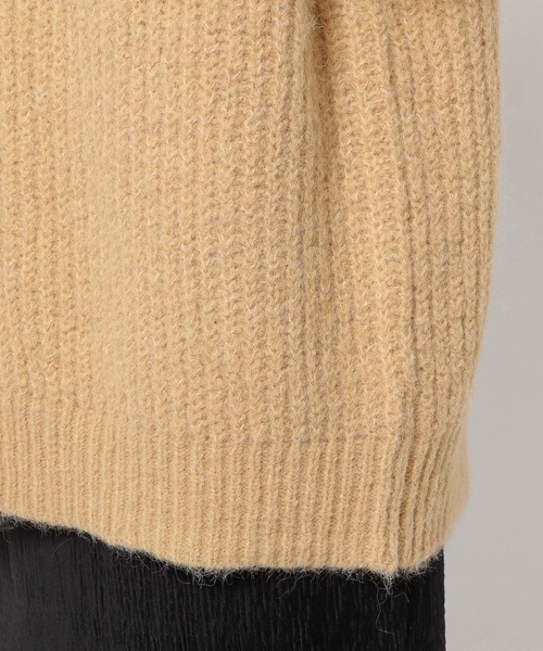 mysty woman（ミスティウーマン）の「【スタッフプロデュース/WEB限定】MiO企画・ニュアンスもふもふカーディガン 149820（カーディガン/ボレロ・レディース・ピンク/ホワイト系その他/ベージュ・FREE）」の5枚目の写真