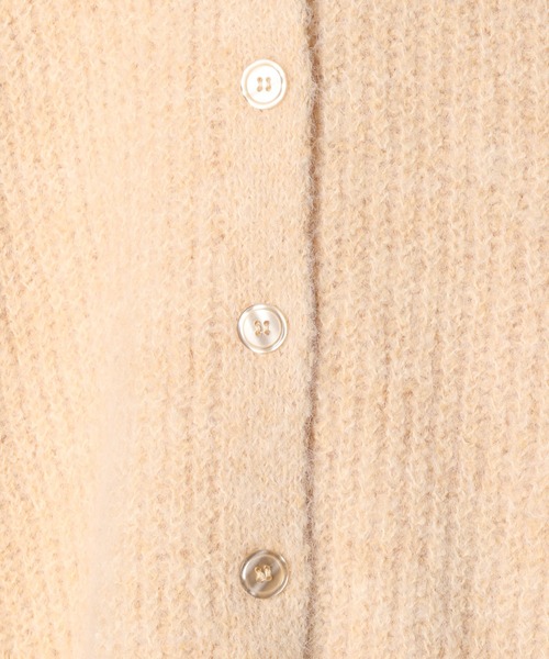 mysty woman（ミスティウーマン）の「【スタッフプロデュース/WEB限定】MiO企画・ニュアンスもふもふカーディガン 149820（カーディガン/ボレロ・レディース・ピンク/ホワイト系その他/ベージュ・FREE）」の7枚目の写真