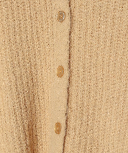 mysty woman（ミスティウーマン）の「【スタッフプロデュース/WEB限定】MiO企画・ニュアンスもふもふカーディガン 149820（カーディガン/ボレロ・レディース・ピンク/ホワイト系その他/ベージュ・FREE）」の9枚目の写真