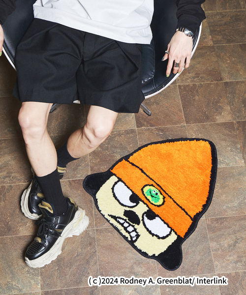 【新品未使用】LAROUTE パラッパ ラッパー フェイスラグマット Parappa The Rapper×LAROUTE】パラッパ ラッパー / フェイス