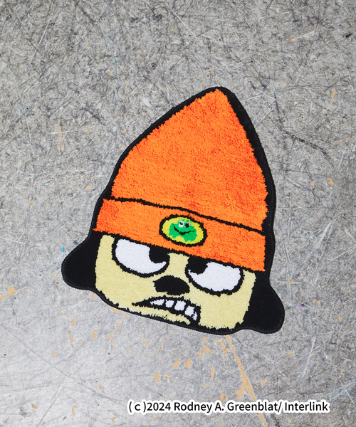 【新品未使用】LAROUTE パラッパ ラッパー フェイスラグマット Parappa The Rapper×LAROUTE】パラッパ ラッパー / フェイス