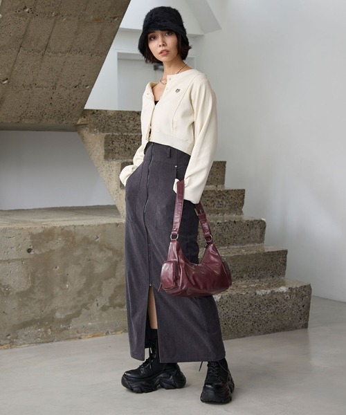 セール】コルセットコーデュロイスカート（スカート）｜PAGEBOY