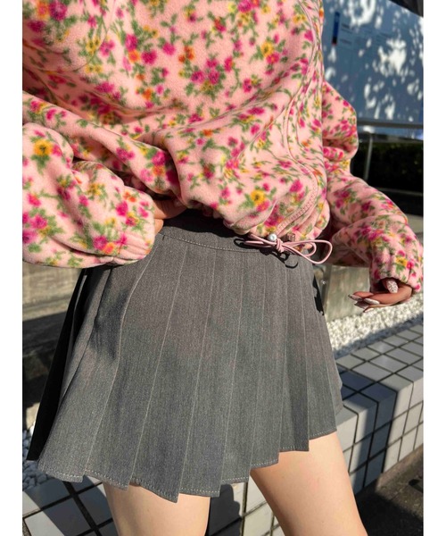 WC（ダブル シー）の「リトルフラワーショートフリースジャケット（ブルゾン・レディース・アイボリー/ピンク・FREE）」の17枚目の写真