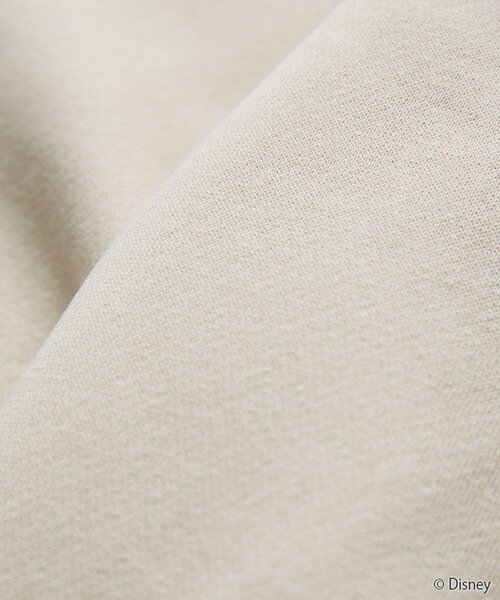 FREAK'S STORE（フリークスストア）の「限定展開　別注/Mickey Mouse/ミッキーマウス　刺繍スウェット（スウェット・レディース・ブラック/ブルーグレー/杢グレー/ナチュラル・ﾌﾘ-）」の17枚目の写真