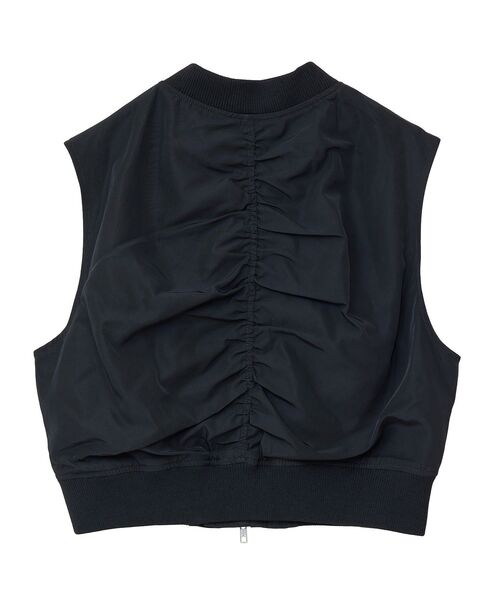 Sugar spoon（シュガースプーン）の「・SUGAR　SPOON　MA-1ベスト（ベスト・レディース・ブラック/カーキ/ボルドー/ブラウン・FREE）」の19枚目の写真