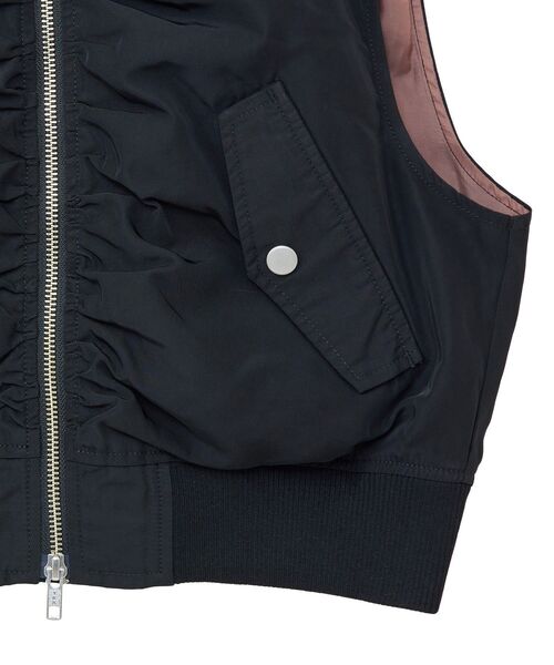 Sugar spoon（シュガースプーン）の「・SUGAR　SPOON　MA-1ベスト（ベスト・レディース・ブラック/カーキ/ボルドー/ブラウン・FREE）」の11枚目の写真