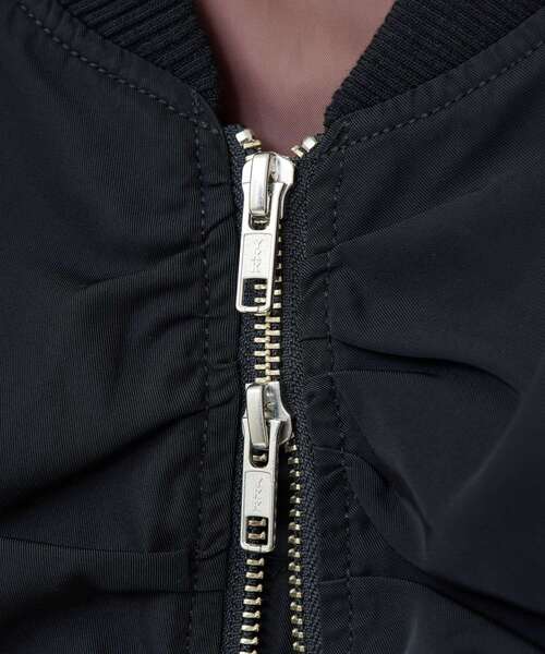 Sugar spoon（シュガースプーン）の「・SUGAR　SPOON　MA-1ベスト（ベスト・レディース・ブラック/カーキ/ボルドー/ブラウン・FREE）」の12枚目の写真