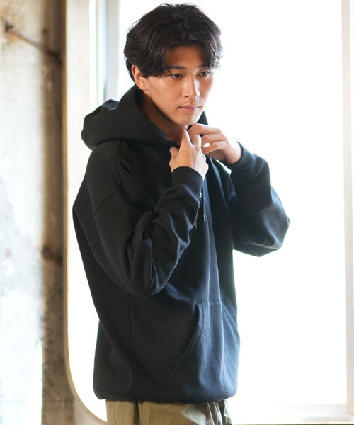 VOLCOM(ボルコム)の「VOLCOM/ボルコム パーカー/プルオーバー ブランドロゴ A4132419(パーカー・メンズ・ベージュ/ブラック・S/M/L/XL)」の9枚目の写真