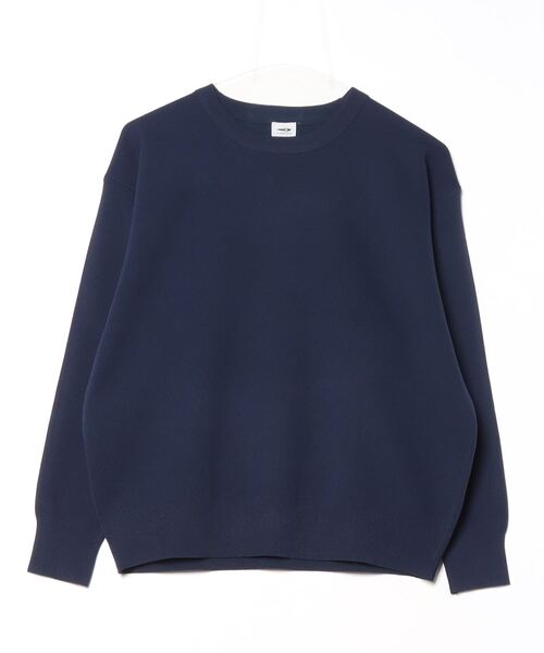 TIGORA（ティゴラ）の「ティゴラ TIGORA ウォッシャブルニットクルーネック（ニット/セーター・レディース・ブラック/ネイビー/イエロー/グレー/オフホワイト・S/M/L/XL）」の4枚目の写真