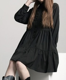 SILVER BULLET（シルバーバレット）の「『.KOM/ドットケーオーエム』シャツワンピース 長袖【Y】【CN】（ワンピース）」