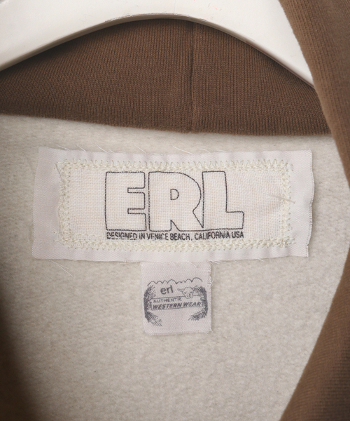 ERL / イーアールエル】UNISEX RAGLAN HOODIE KNIT（パーカー
