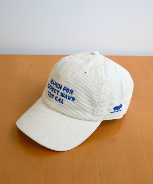 The Endless Summer(エンドレスサマー)の「【WEB / FLAG SHOP限定】HAND LOGO EMB CORDUROY CAP / キャップ(キャップ・メンズ・ブラック/ダークグリーン/ベージュ/ネイビー/ブラウン/ピンク/オフホワイト/ワイン/チャコール/ライトグレー/ホワイト/ピンク系その他2/モカ/オリーブ/ブルーグレー・FREE)」の2枚目の写真