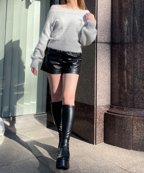 one way（ワンウェイ）の「ヴィンテージ風ショートパンツ（その他パンツ・レディース・ブラック/ブラウン・FREE）」の10枚目の写真