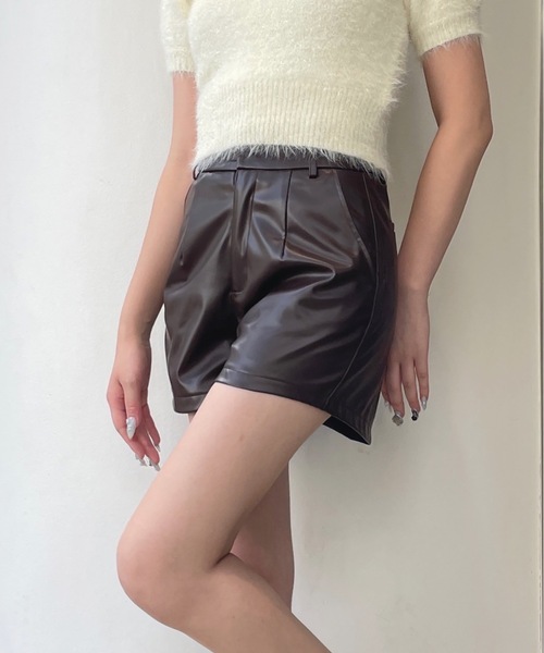 one way（ワンウェイ）の「ヴィンテージ風ショートパンツ（その他パンツ・レディース・ブラック/ブラウン・FREE）」の14枚目の写真