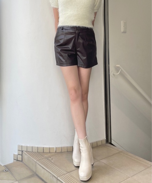 one way（ワンウェイ）の「ヴィンテージ風ショートパンツ（その他パンツ・レディース・ブラック/ブラウン・FREE）」の15枚目の写真